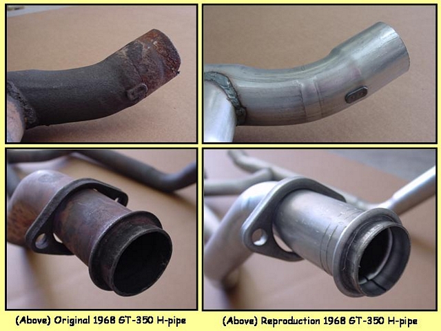 1968 Shelby GT-350 & 302 J-Code H-Pipe - $515/each + shipping