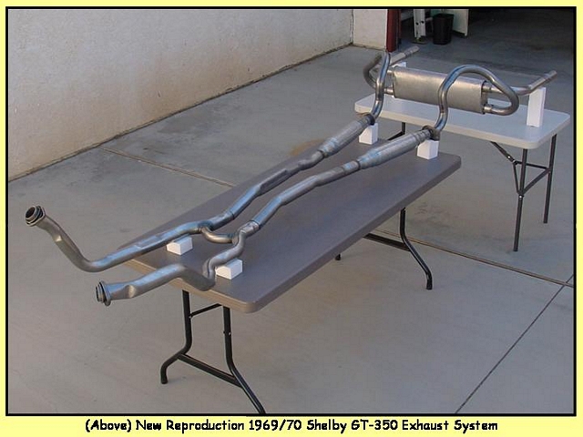 1969/70 Shelby GT-350 & 1969 Mustang w/351 Windsor Intermediate/Resonator pipes - $1,325/pair + ship