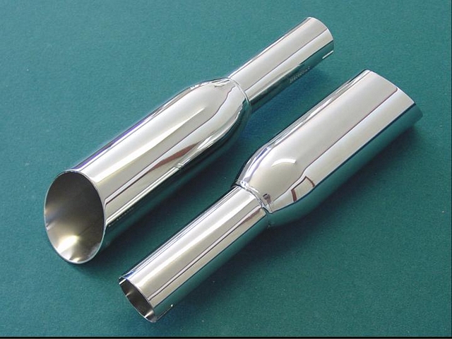 1967 Shelby GT-500/GT-350 Exhaust Tips (two-piece variant) - $475/pair + shipping