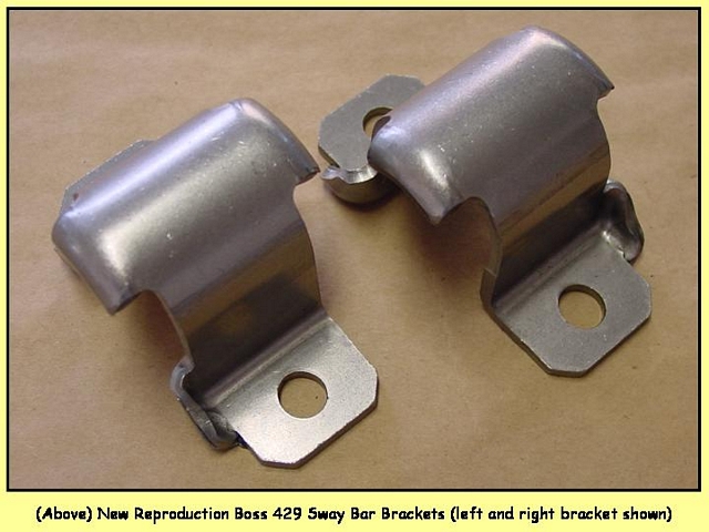 1969 - 1970 Boss 429 Mustang Front Sway Bar Brackets - $85/pair + shipping