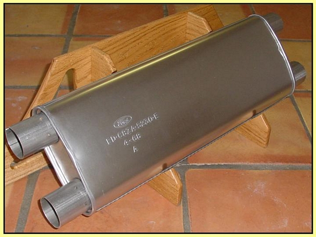 1968½ Shelby GT500KR and 1968½ Cobra Jet Mustang Transverse Muffler - $695/each + shipping