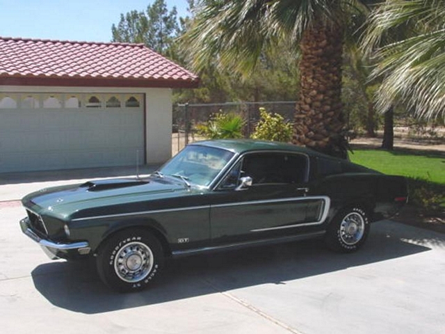 Highland Green 1968 428-Cobra Jet Fastback Mustang