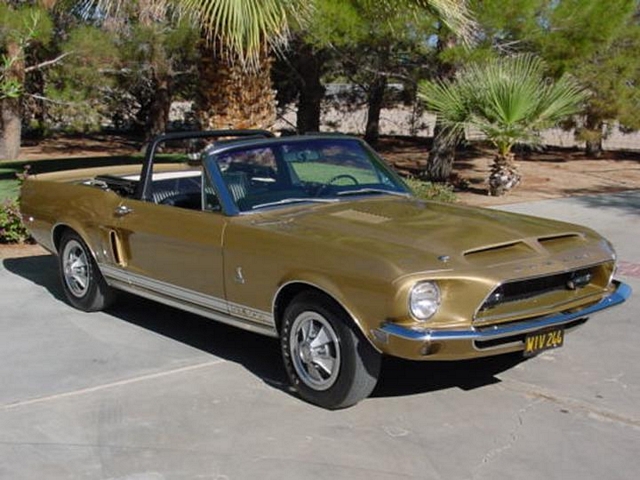 Sunlit Gold 1968 Shelby G.T.500