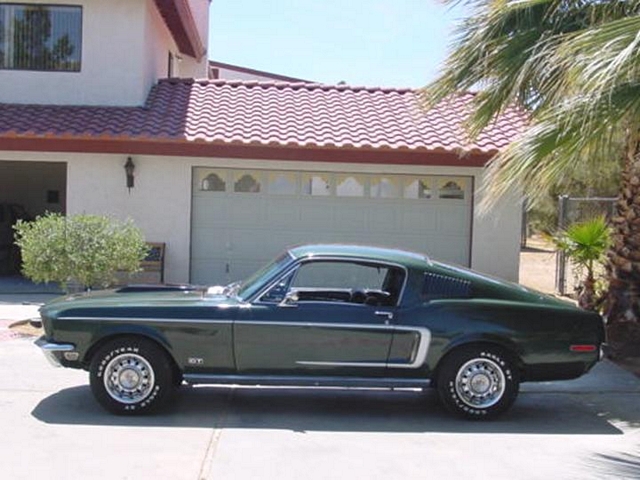 Highland Green 1968 428-Cobra Jet Fastback Mustang