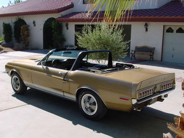 Sunlit Gold 1968 Shelby G.T.500