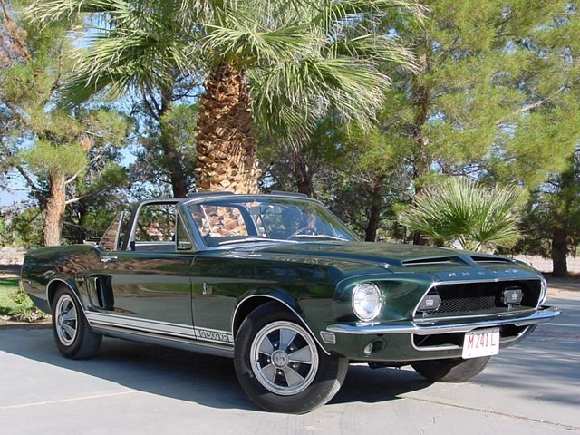 Highland Green 1968 Shelby GT500KR