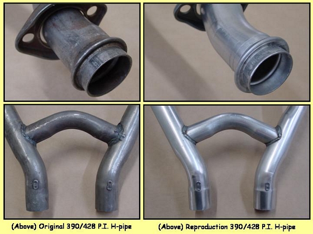 1967/1968 Shelby GT-500 & Mustang 390 GT H-Pipe- $515/each + shipping