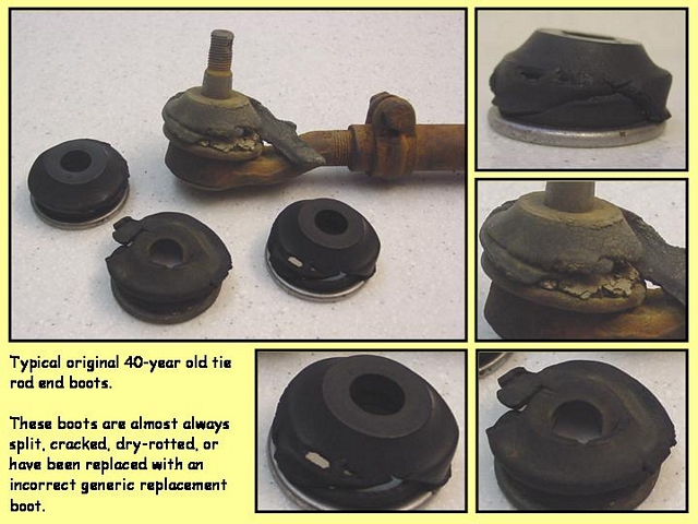 1967/1968/1969 Mustang and Shelby Tie Rod End Dust/Grease Boot - $20/each + shipping