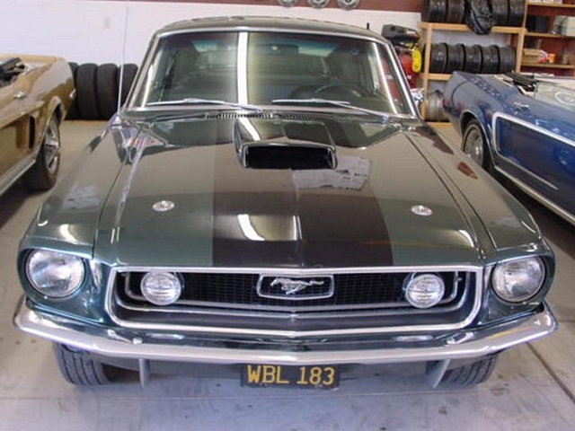 Highland Green 1968 428-Cobra Jet Fastback Mustang