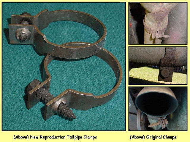 1968 - 1973 Mustang, Shelby, and Boss 2¼-inch Tailpipe Band Clamp - $25/each + shipping