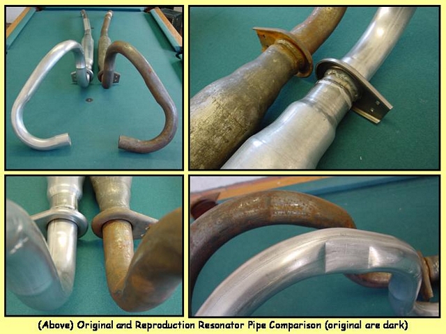 1967/1968 Intermediate/Resonator pipes - $1,195/pair + shipping