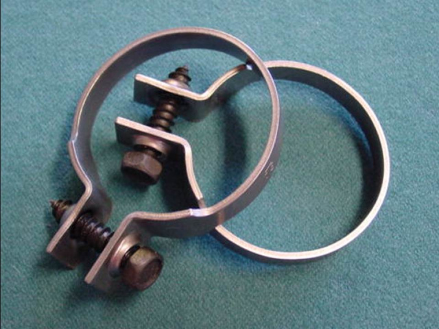 1967 - 1973 Mustang 2-inch Tailpipe Band Clamp - $25/each + shipping