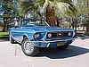 Acapulco Blue 1968 Mustang GT Convertible